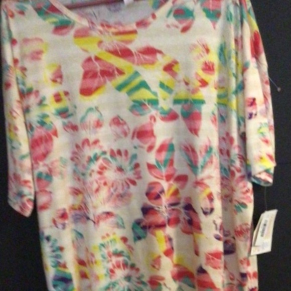 LulaRoe Irma-T, SizeM, mixed colors - Picture 3 of 3